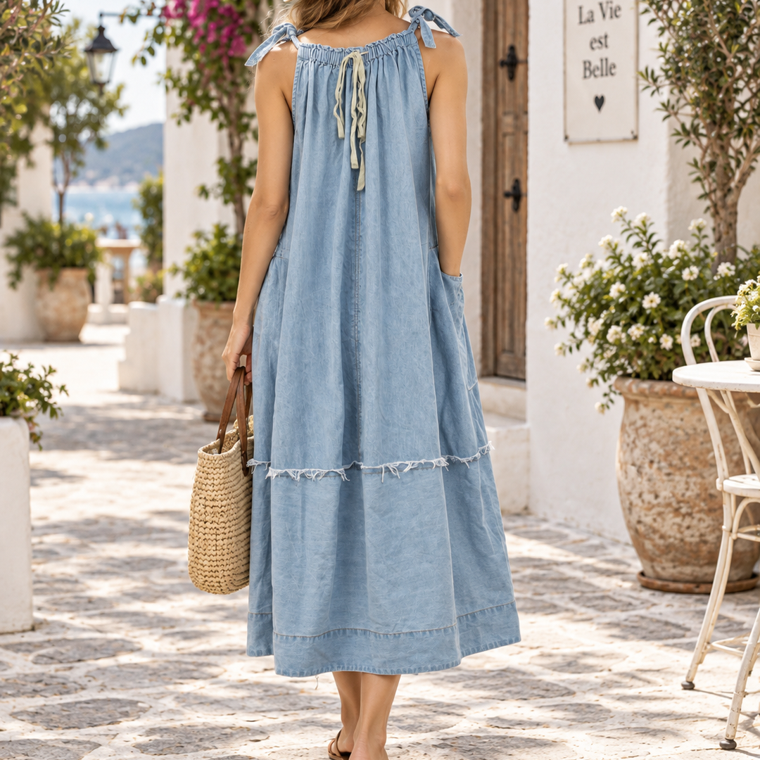 Free People Machu Barrel Midi Maxi Dress