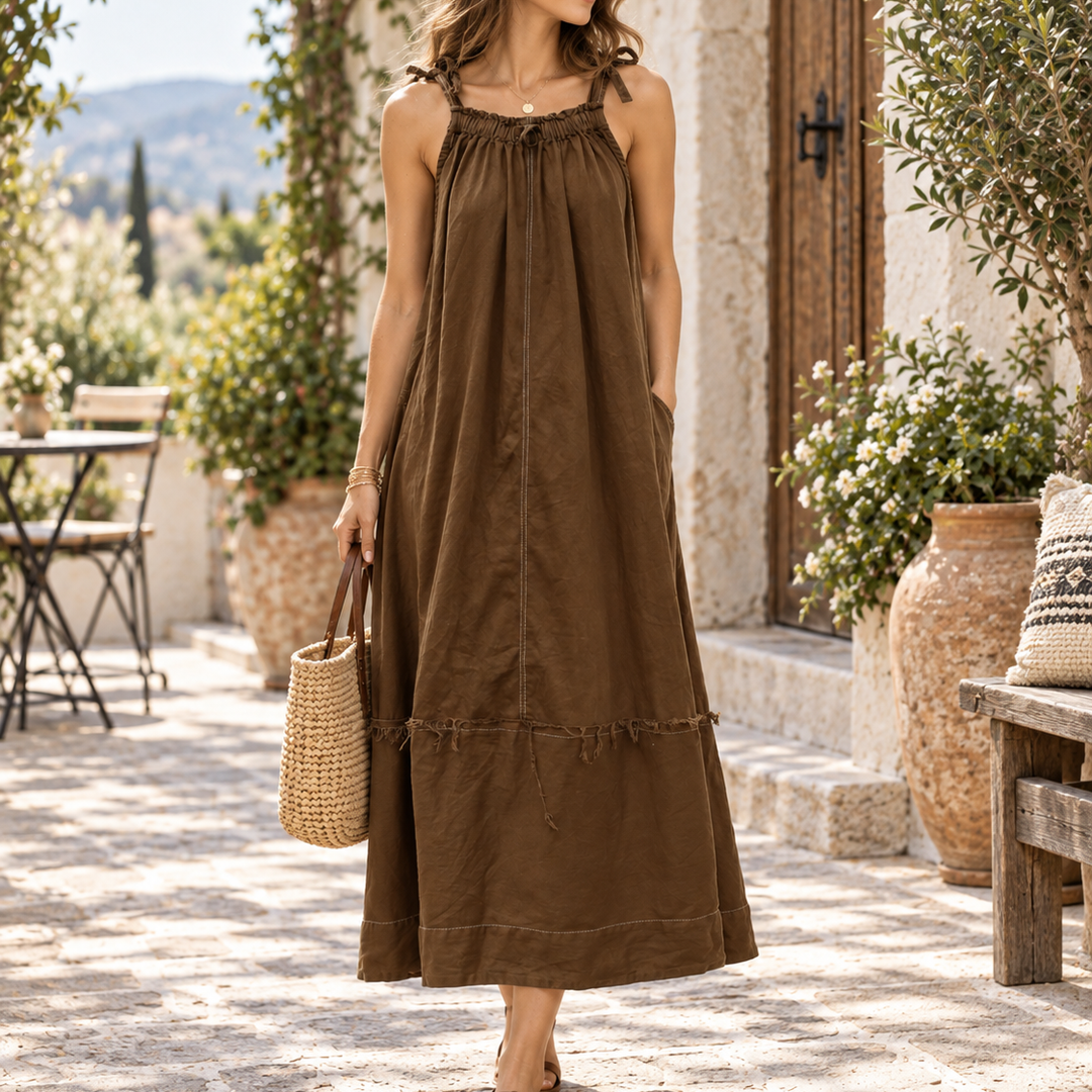 Free People Machu Barrel Midi Maxi Dress