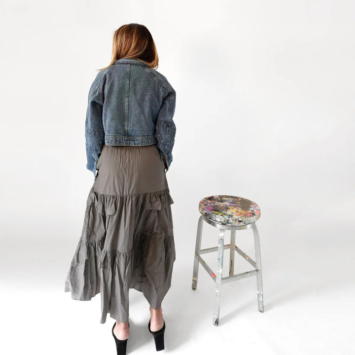 Kerri Rosenthal Denim Jacket Top
