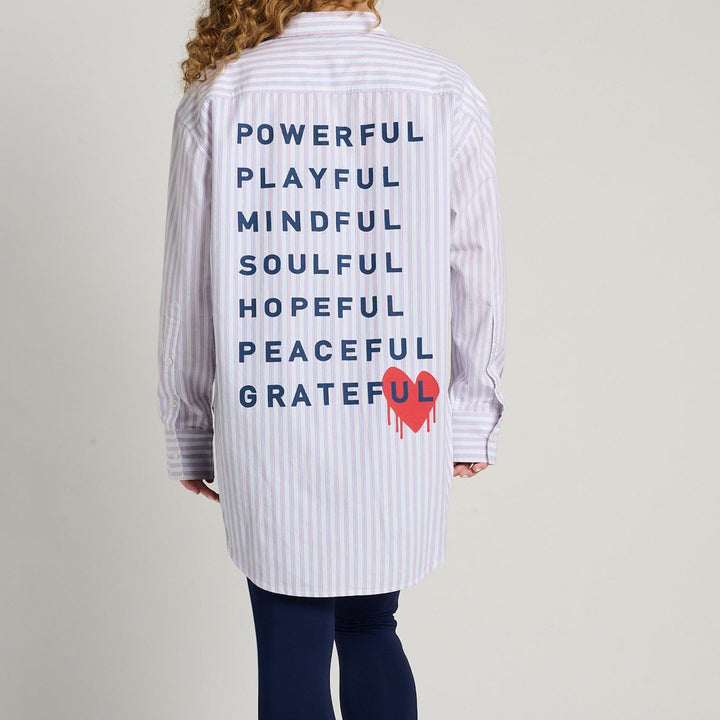 Kerri Rosenthal Maddie Manifesto Shirt Tunic Top