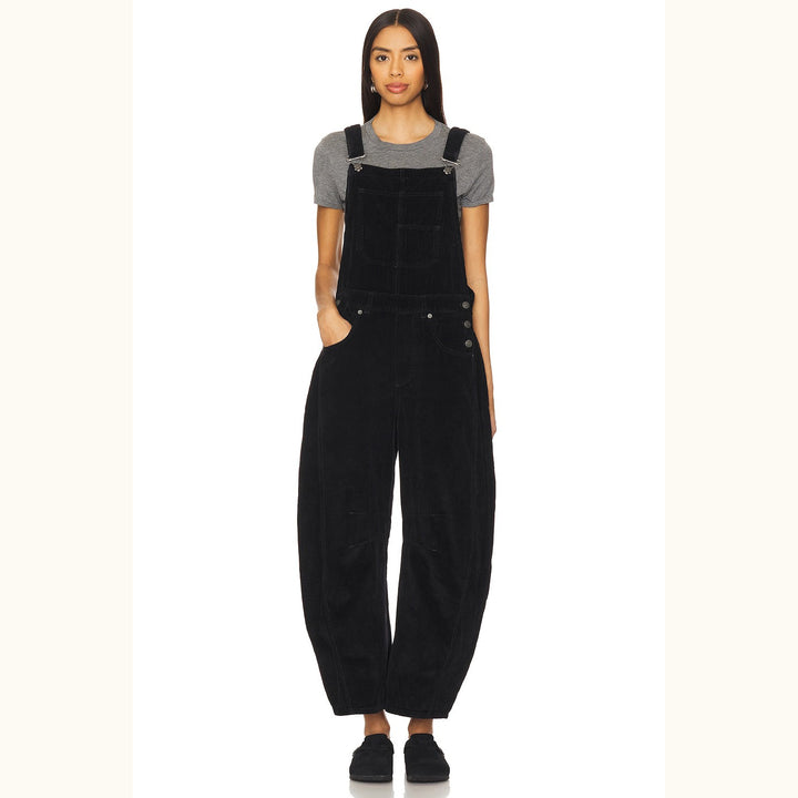 Free People X We The Free Good Luck Cord Overall Jumpsuit
