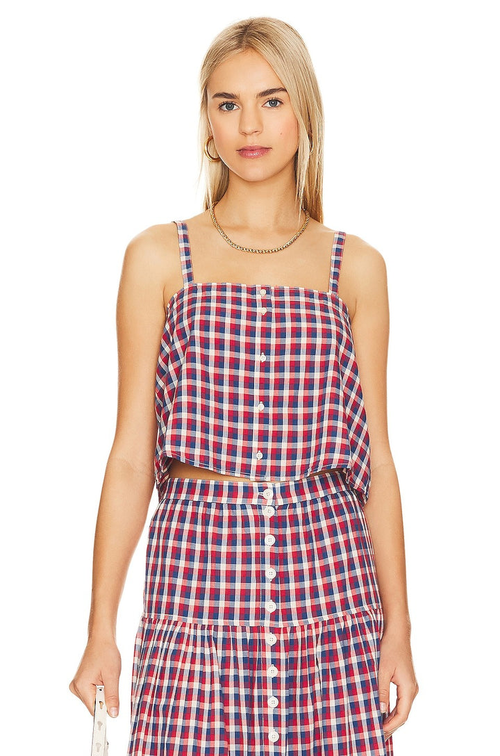 The Great County Line Cami Blouse Top &Midi Skirt Set