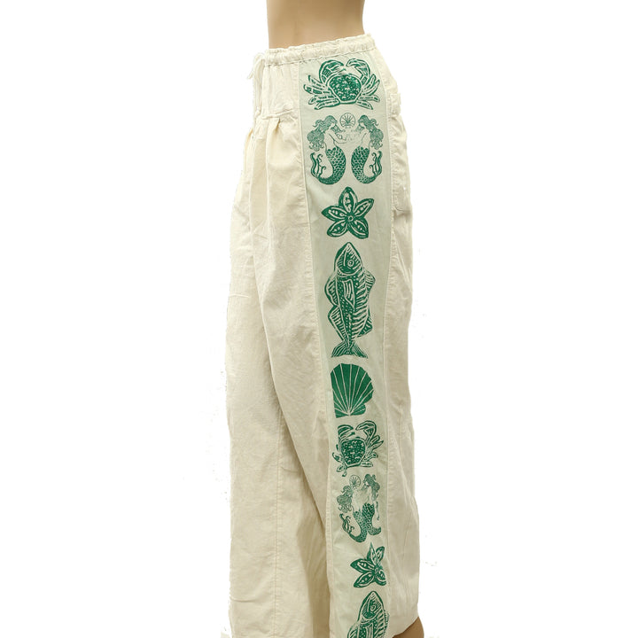 Free People Hudson Canyon Side Printed Pull-On Pants