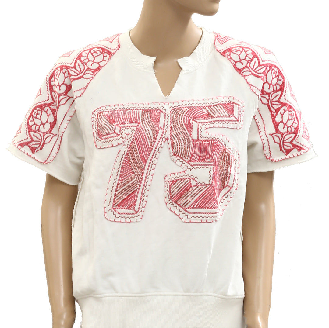 Free People Rose Sweatshirt Top