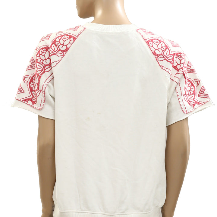 Free People Rose Sweatshirt Top