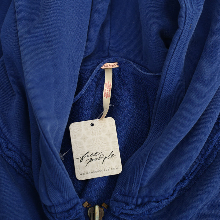 Free People Bow Girl Sweatshirt Hoodie Jacket Top