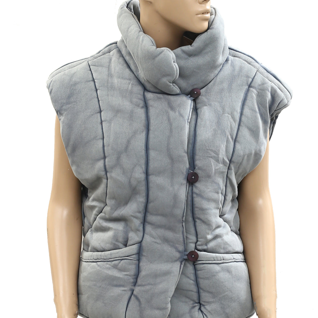 Free People Roll With Us Puffer Vest Jacket Top