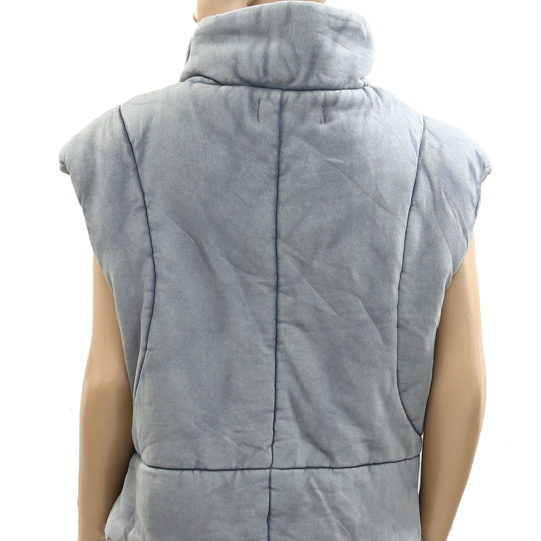 Free People Roll With Us Puffer Vest Jacket Top