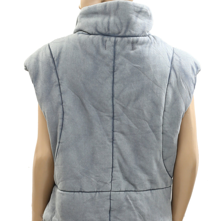 Free People Roll With Us Puffer Vest Jacket Top