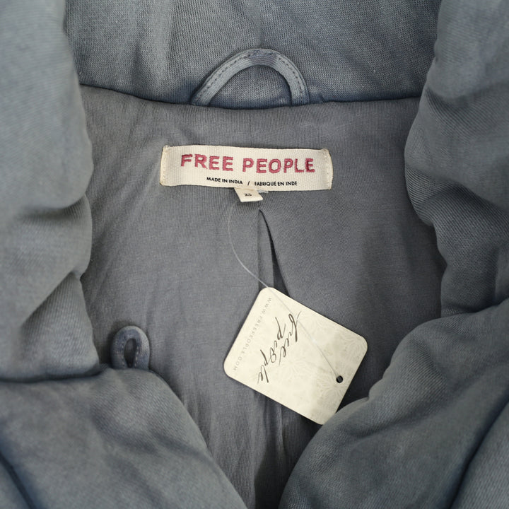 Free People Roll With Us Puffer Vest Jacket Top