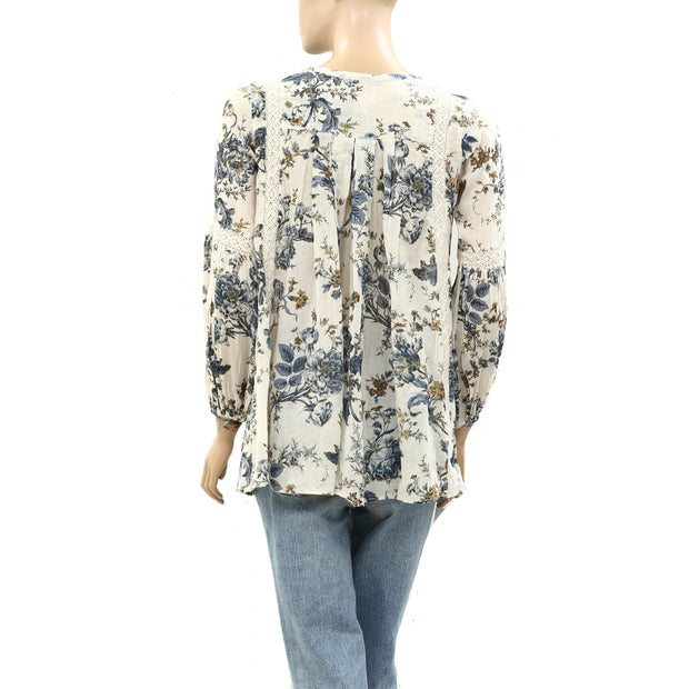 Denim & Supply Ralph Lauren Floral Printed Tunic Top XS