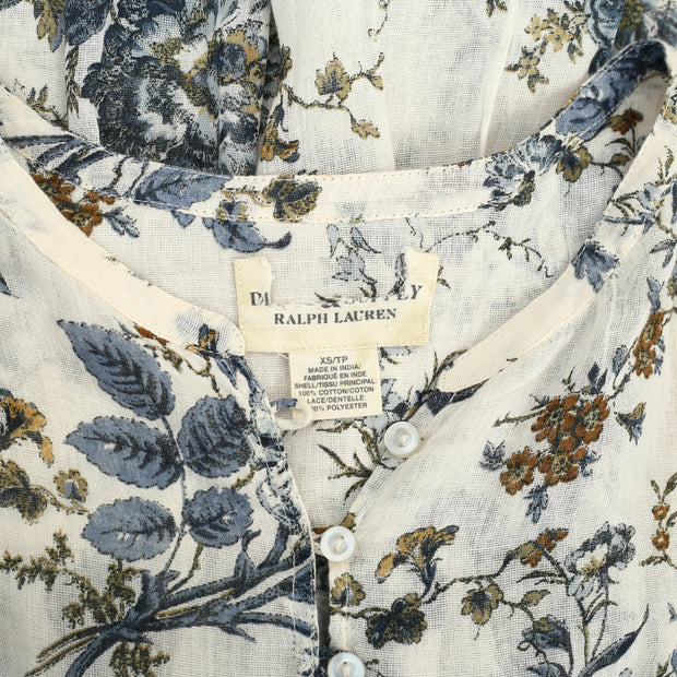Denim & Supply Ralph Lauren Floral Printed Tunic Top XS