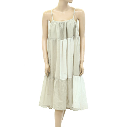 Merlette Salland Patchwork Midi Dress