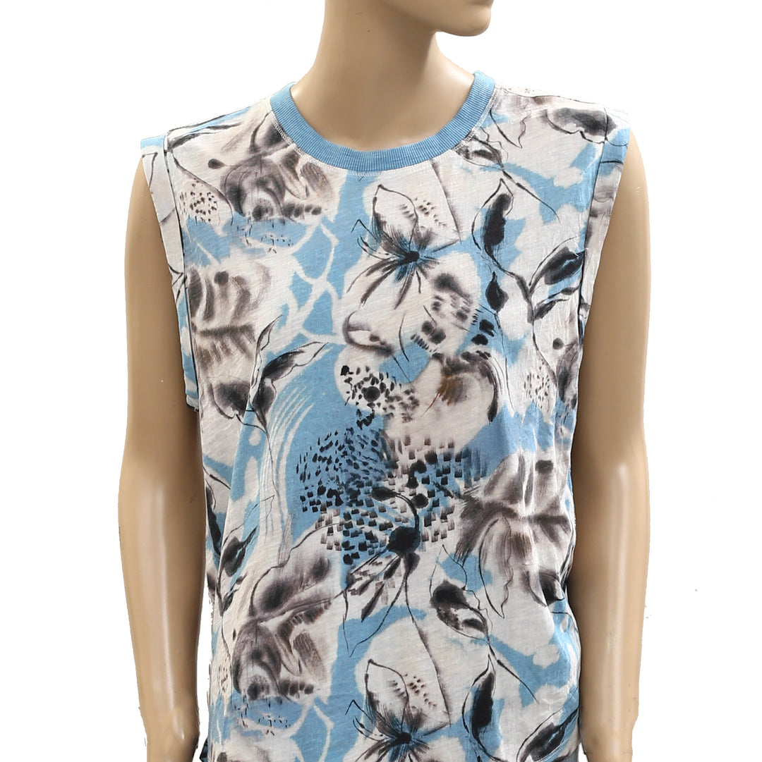 Anthropologie Pilcro Vinnie Cotton-Slub Muscle Tee Blouse Top