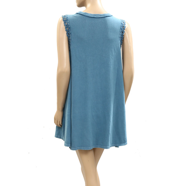 Free People Lavender Fields Mini Dress