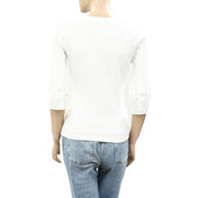 Maeve Anthropologie Cuffed Popover Shirt Blouse Top