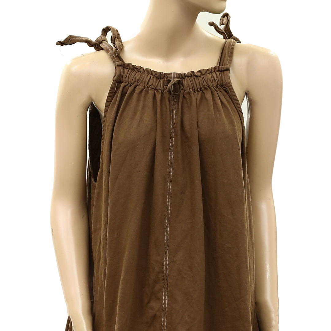 Free People Machu Barrel Midi Maxi Dress