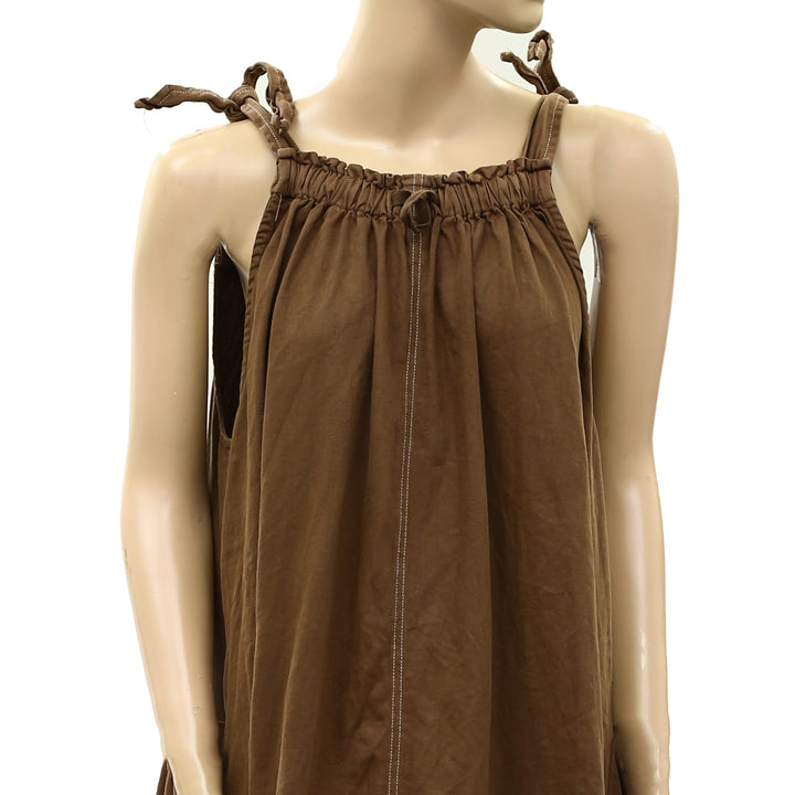 Free People Machu Barrel Midi Maxi Dress