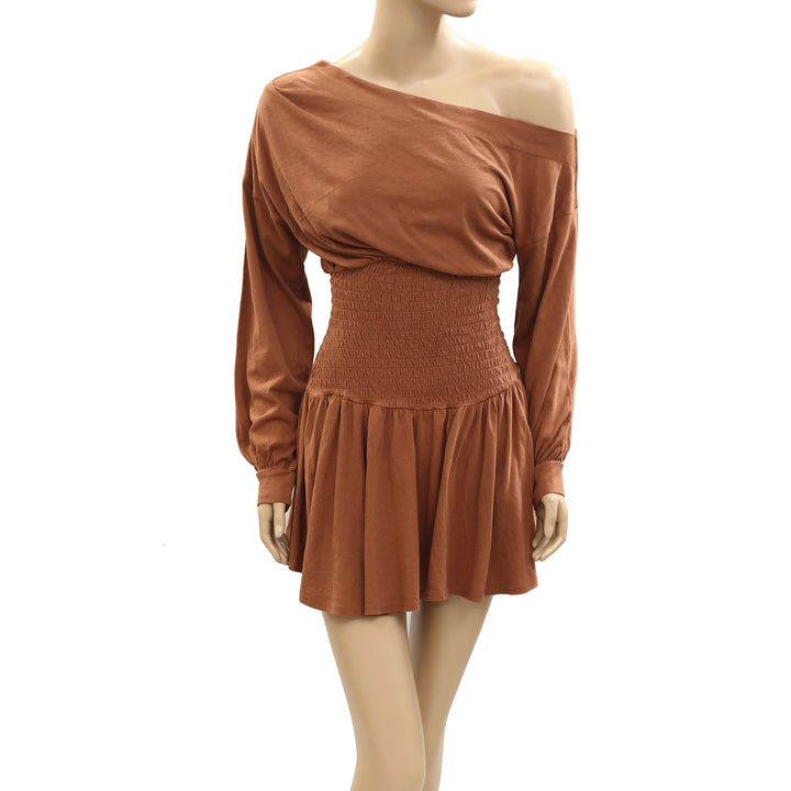 Free People Free-Est Scorching Hot Long-Sleeve Mini Dress