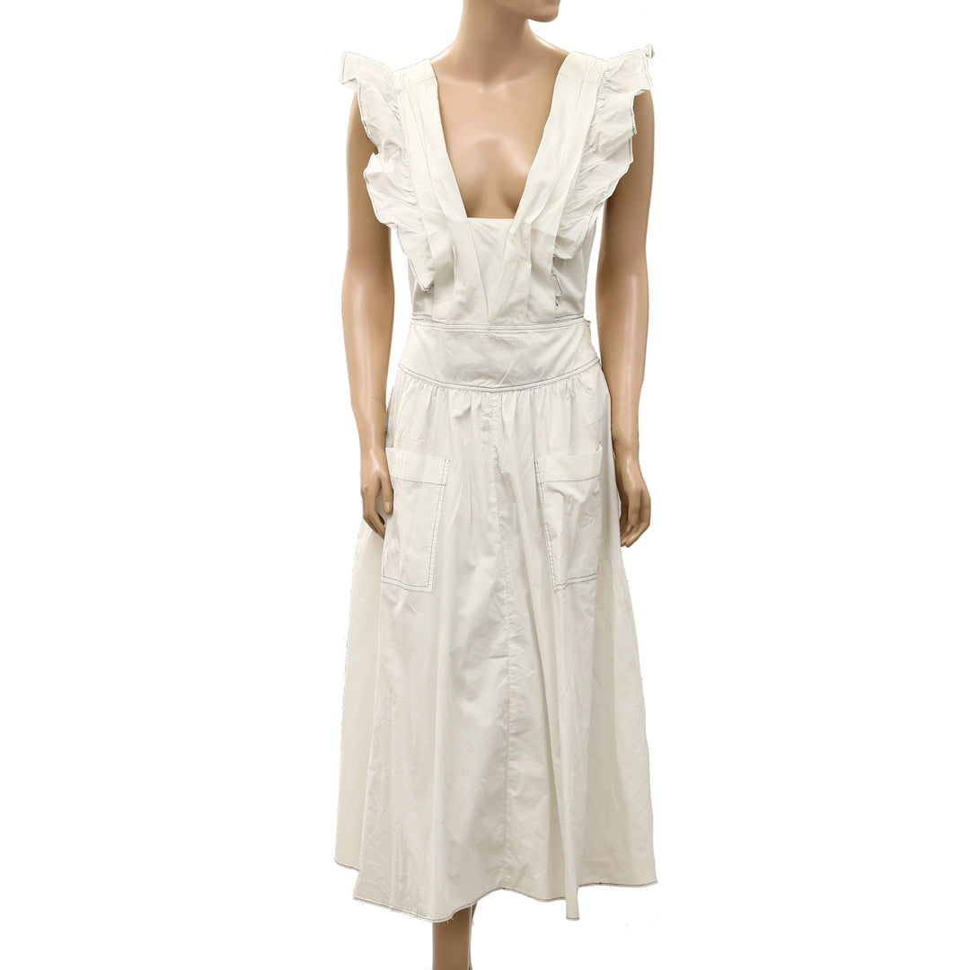 Rebecca Taylor La Vie Poplin Apron Dress