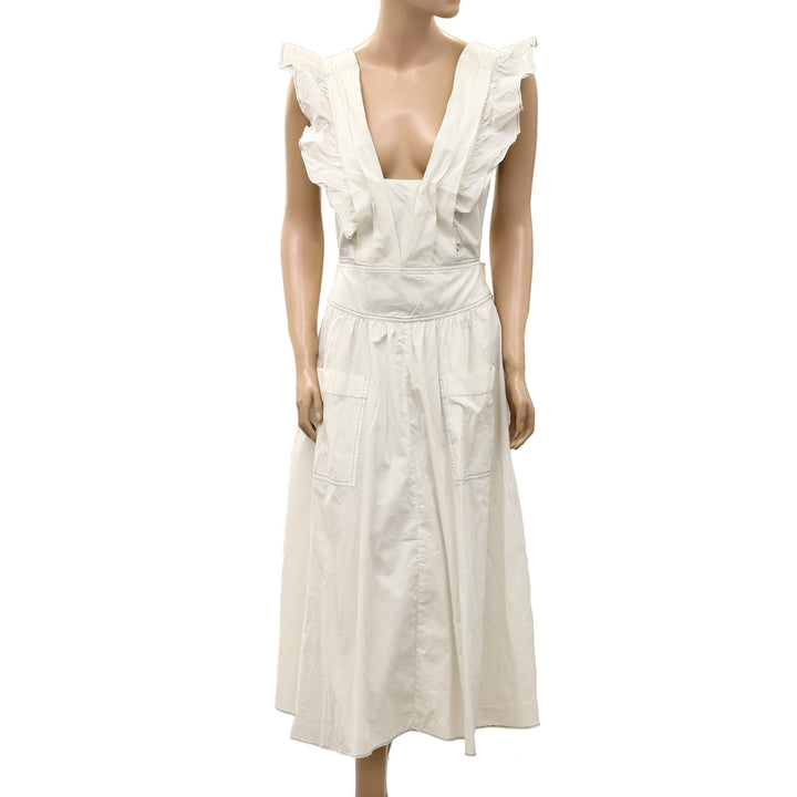 Rebecca Taylor La Vie Poplin Apron Dress