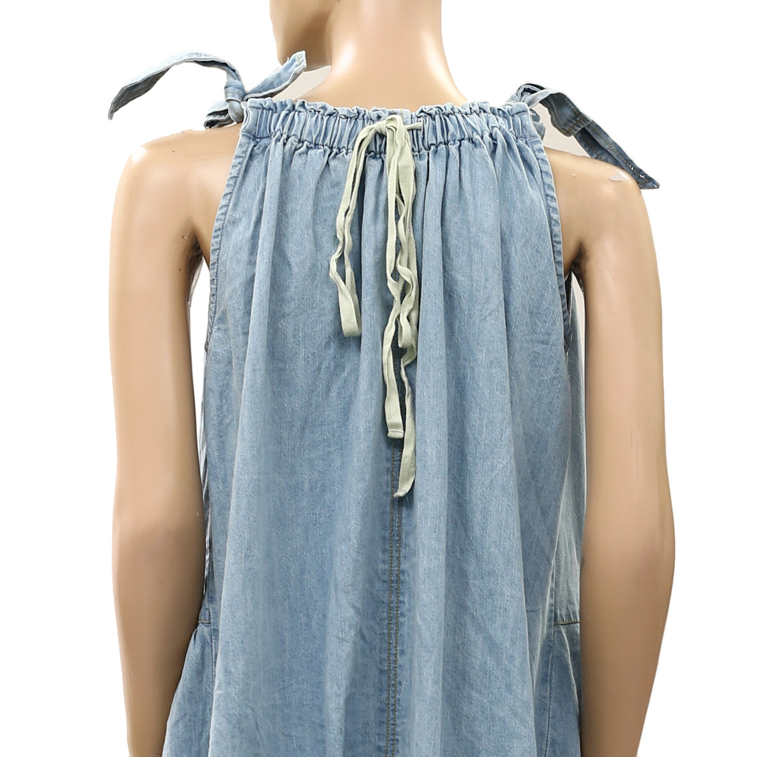 Free People Machu Barrel Midi Maxi Dress