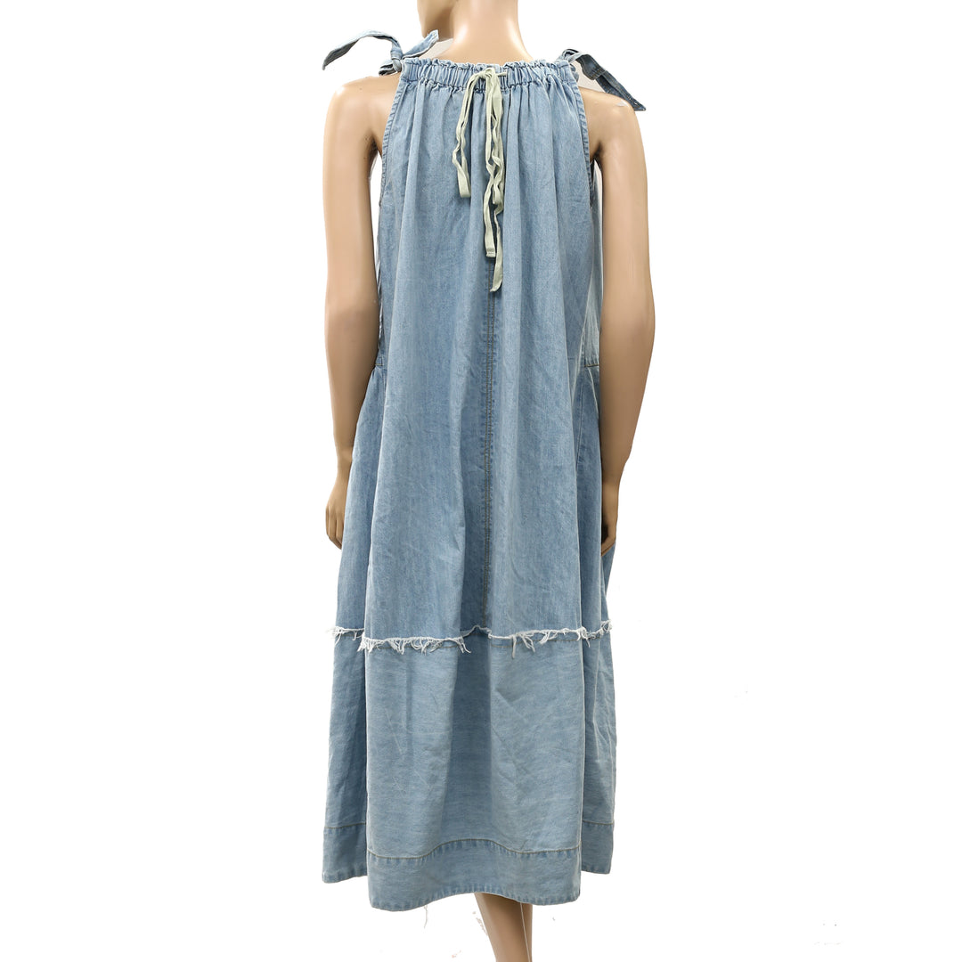 Free People Machu Barrel Midi Maxi Dress