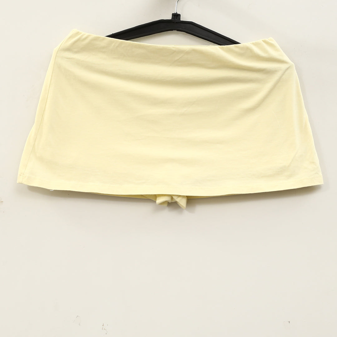 Free People Free-Est Solid Pull-On Women's Mini Skort