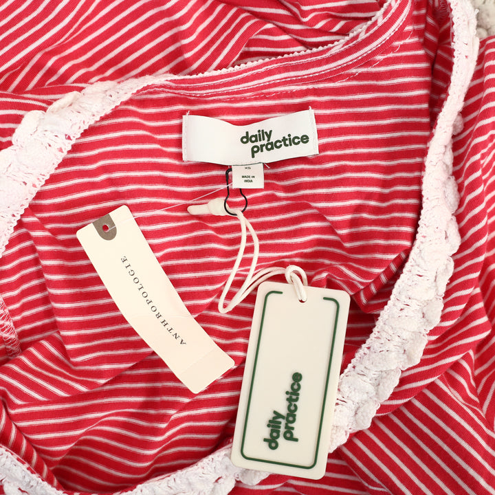 Daily Practice By Anthropologie Long-Sleeve Lace-Up Mini Dress