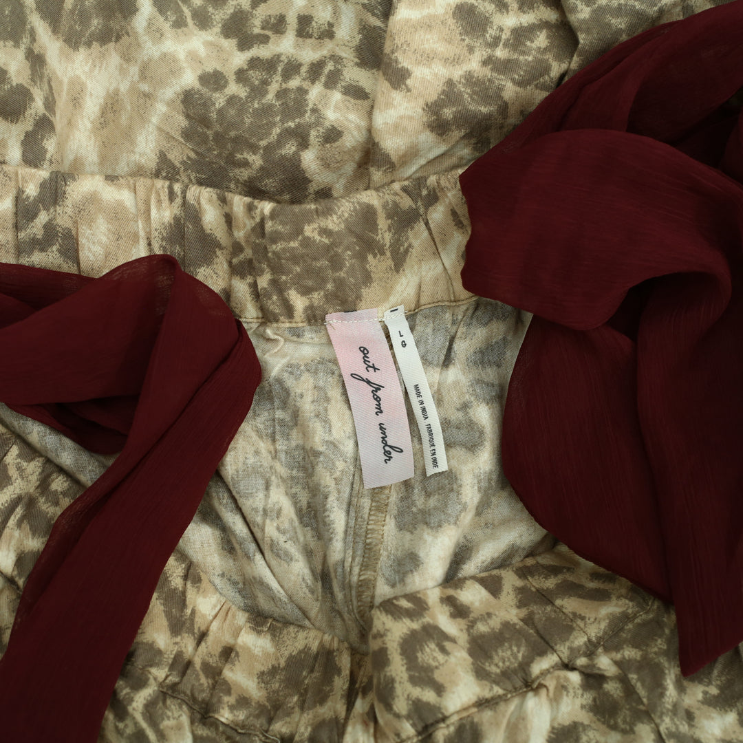 Urban Outfitters Out From Under Eat Your Heart Out Side-Tie Bow PJ Pant