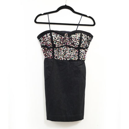 Silence + Noise Urban Outfitters Sequin Embellished Mini Tube Dress