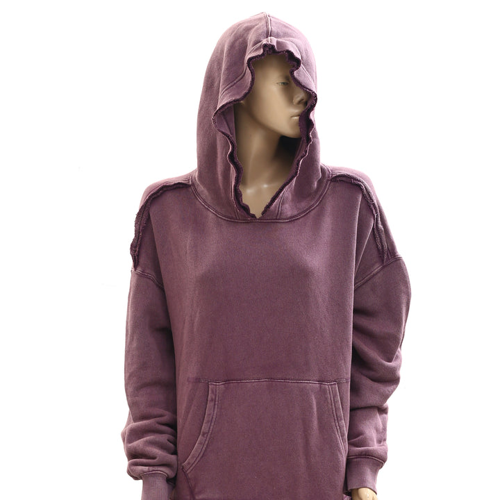 Free People Rainy Day Hoodie Mini Dress