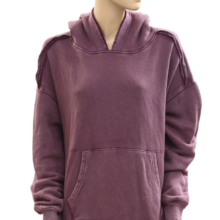 Free People Rainy Day Hoodie Mini Dress