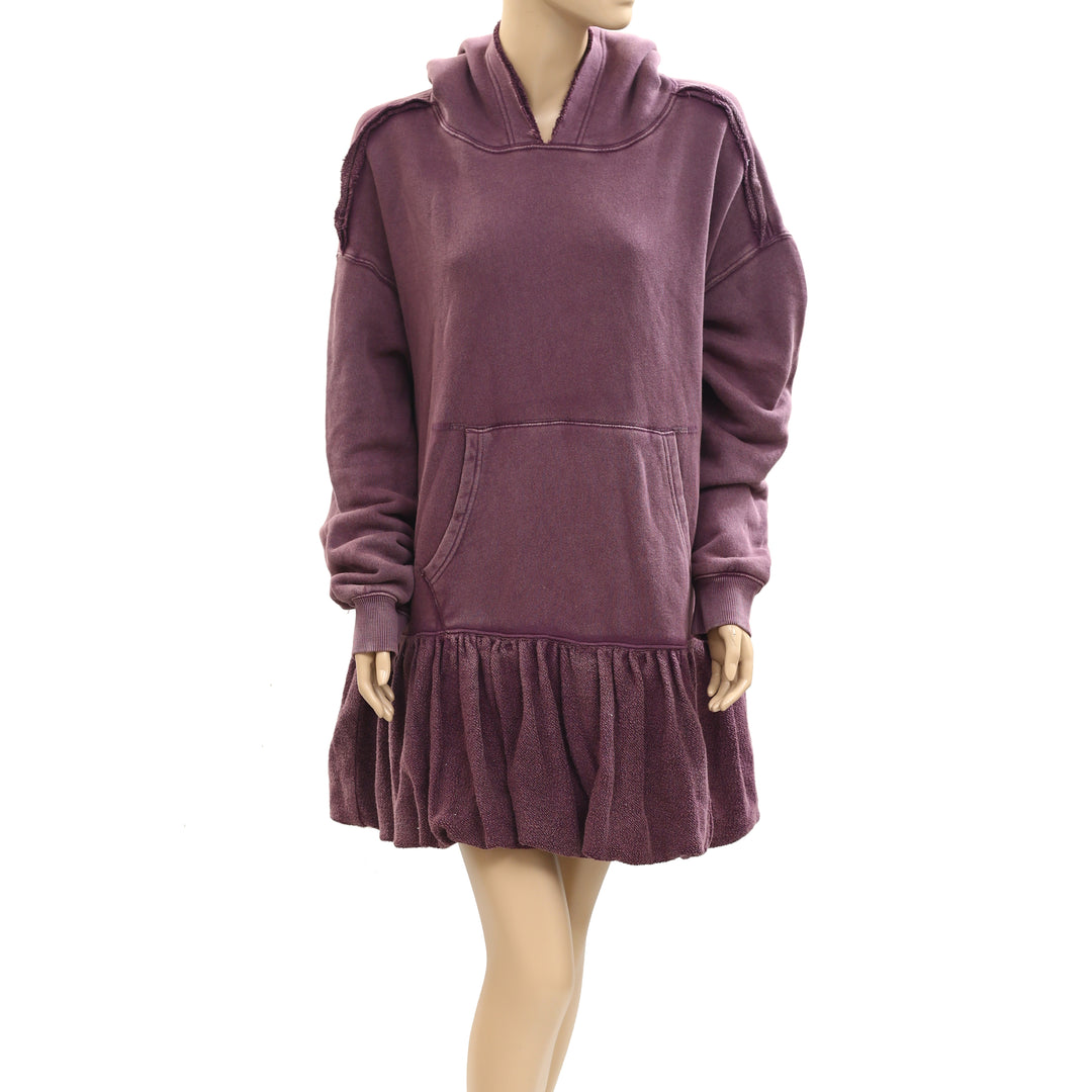 Free People Rainy Day Hoodie Mini Dress
