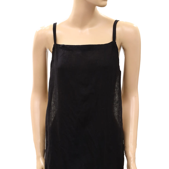 Anthropologie Celandine Linen Blend Maxi Dress Cover Up