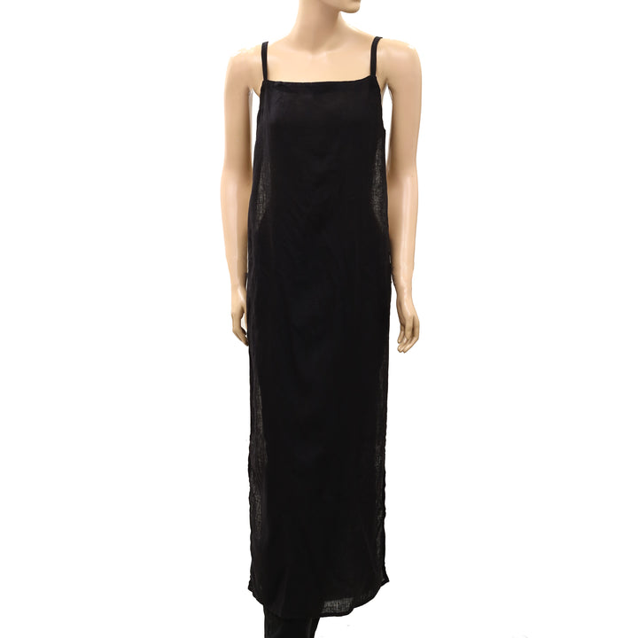 Anthropologie Celandine Linen Blend Maxi Dress Cover Up