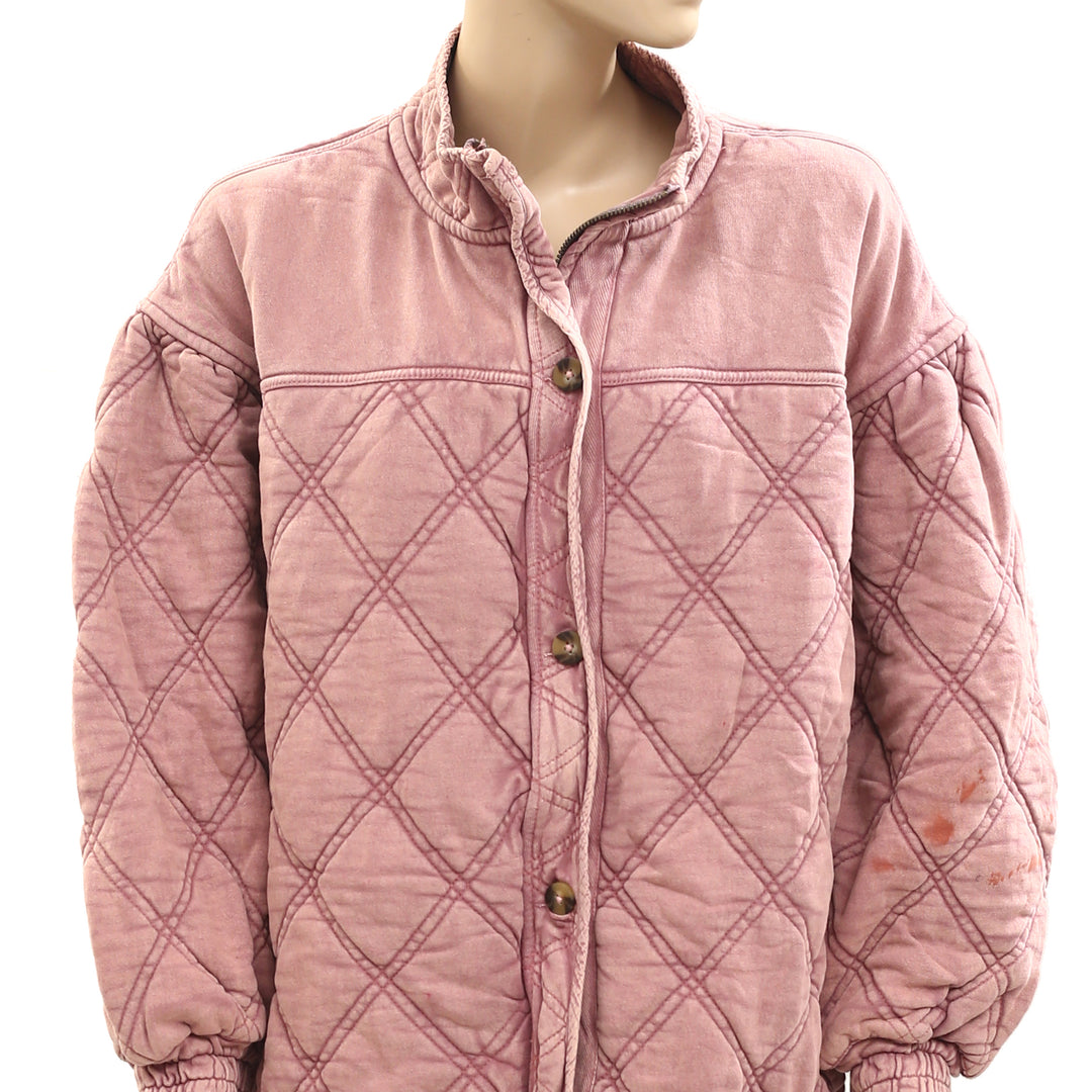 Free People Juno Quilted Jacket Top