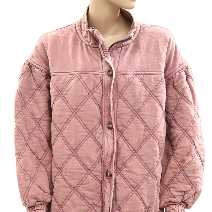 Free People Juno Quilted Jacket Top