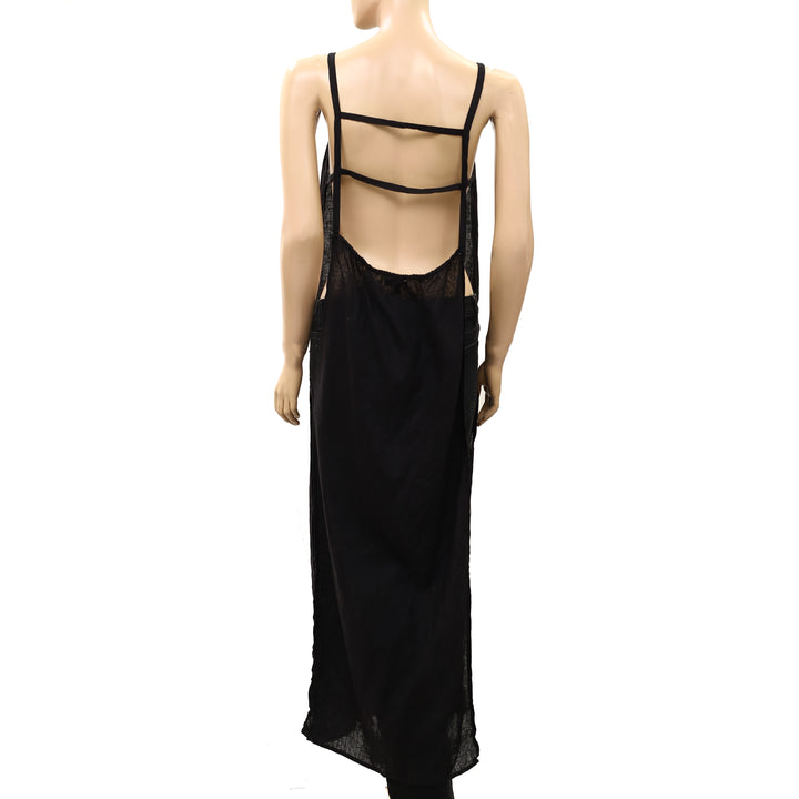 Anthropologie Celandine Linen Blend Maxi Dress Cover Up
