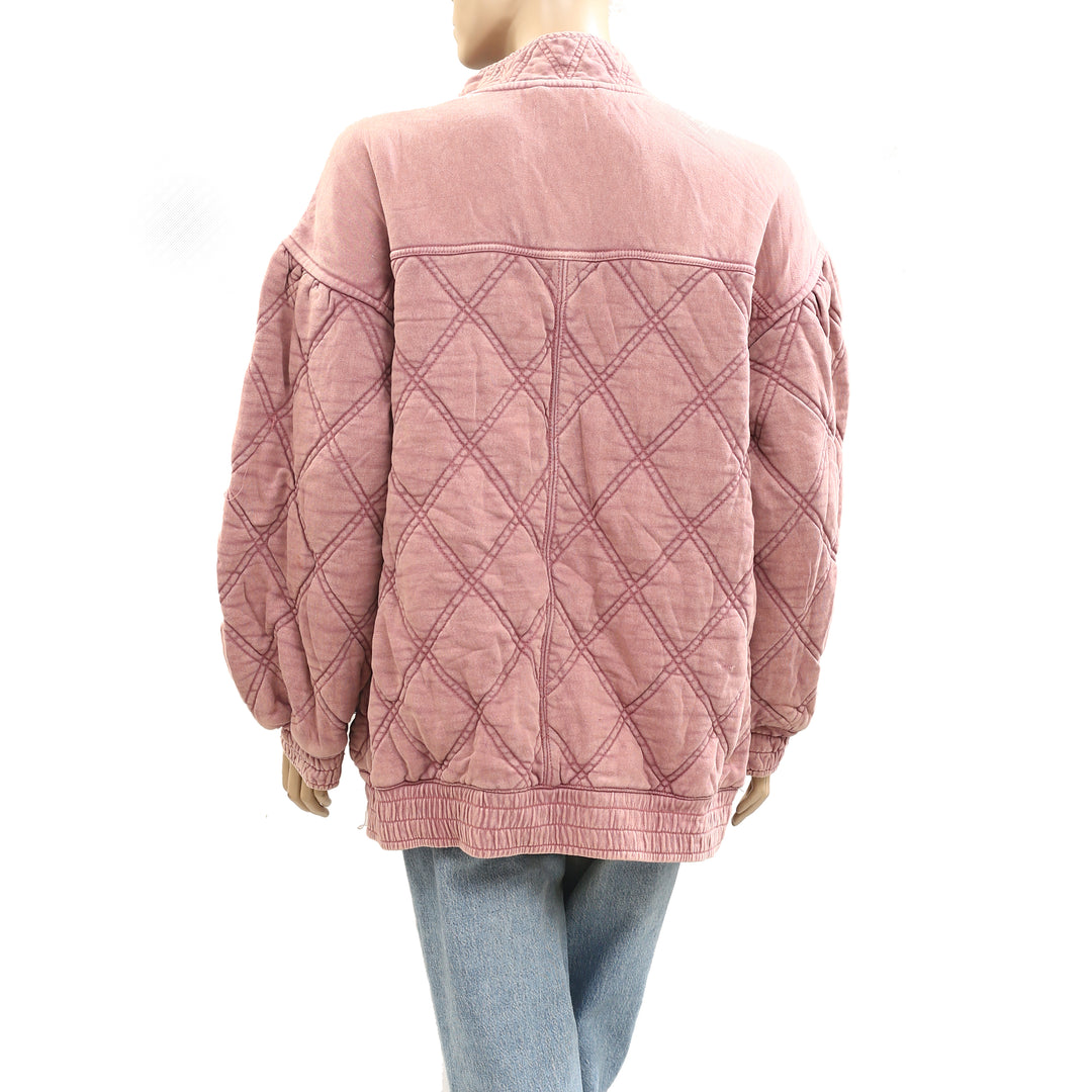 Free People Juno Quilted Jacket Top