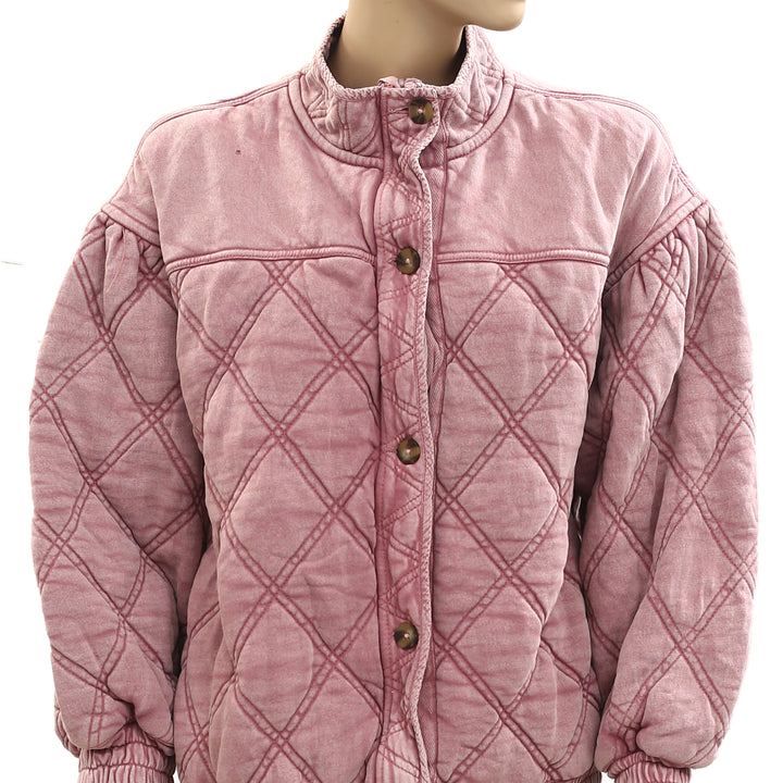 Free People Juno Quilted Jacket Top