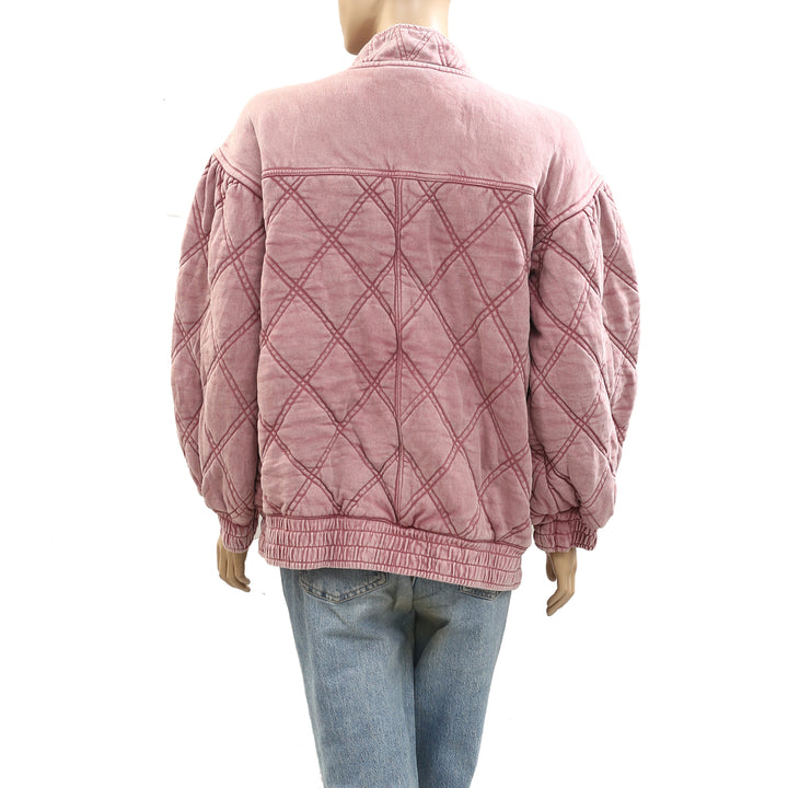 Free People Juno Quilted Jacket Top