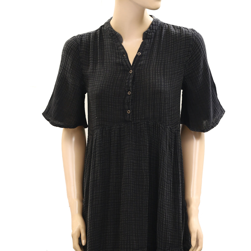 anthropologie black dress long By Anthropologie Sleeveless Sheer Linen Maxi Slip Dress