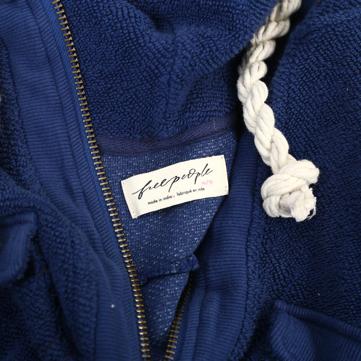 Free People So Lush Sweatshirt Hoodie Jacket Cropped Top