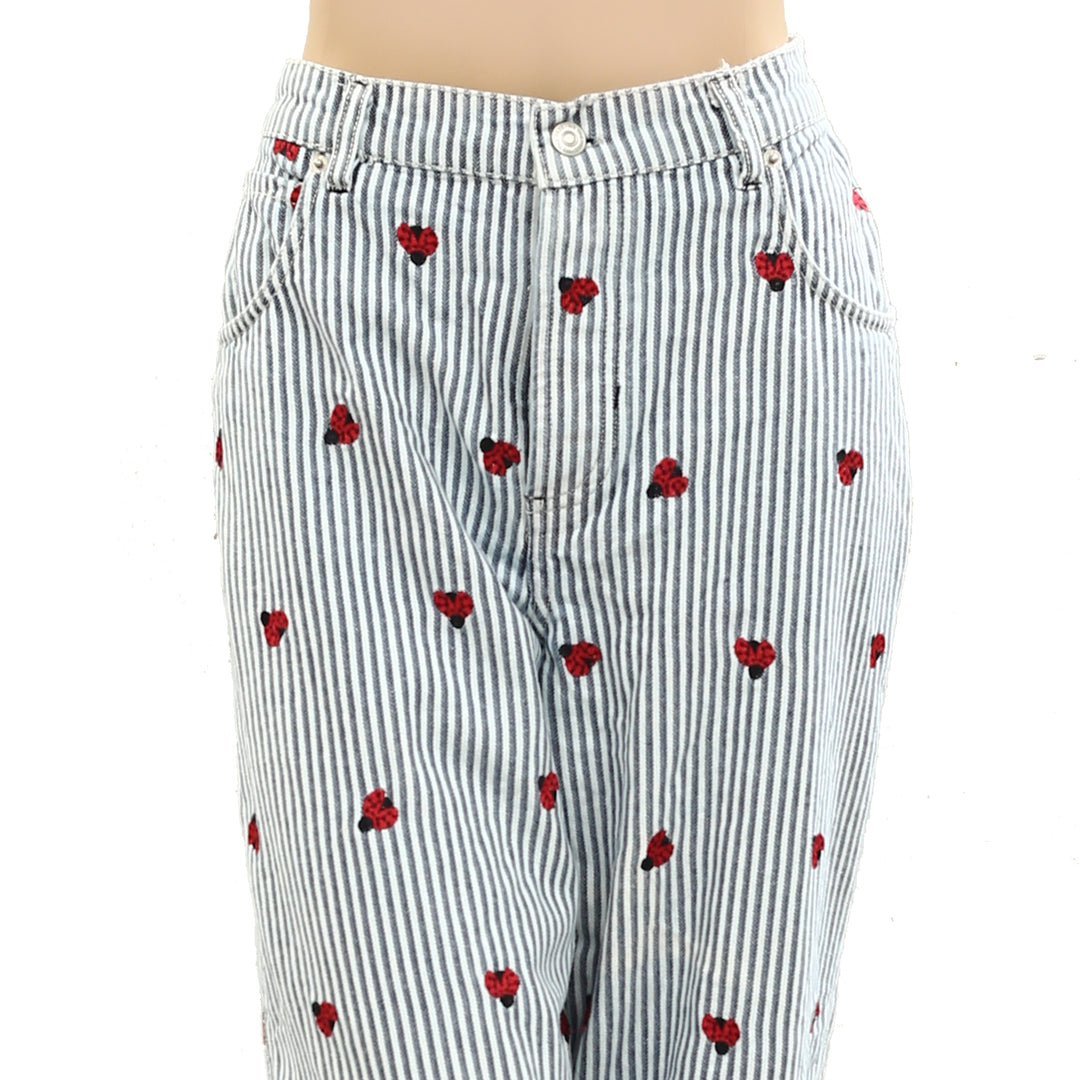 Free People We The Free Bugged Out Straight-Leg Jeans Pants