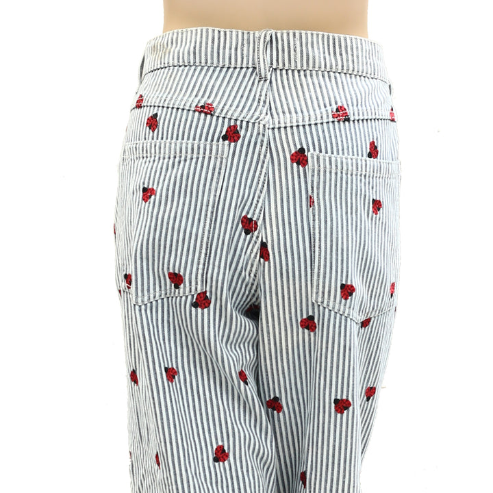 Free People We The Free Bugged Out Straight-Leg Jeans Pants