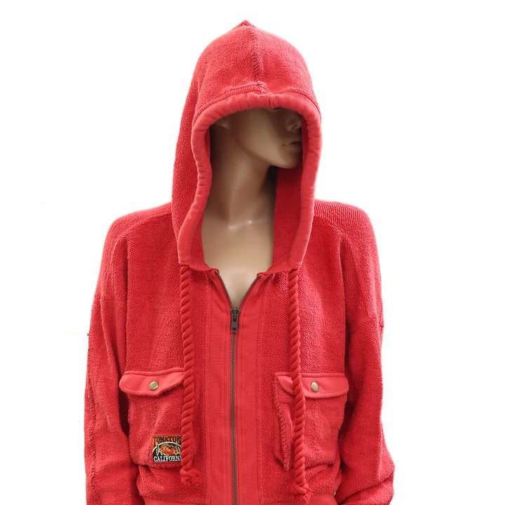 Free People So Lush Sweatshirt Hoodie Jacket Cropped Top