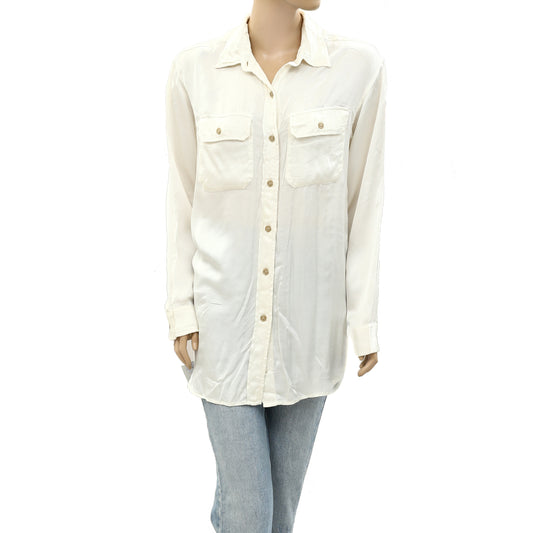 Denim & Supply Ralph Lauren Solid Shirt Tunic Top