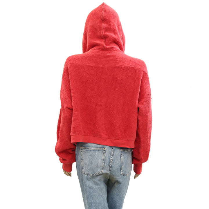 Free People So Lush Sweatshirt Hoodie Jacket Cropped Top