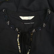 Odd Molly Anthropologie Embroidered Sequin Blouse Top